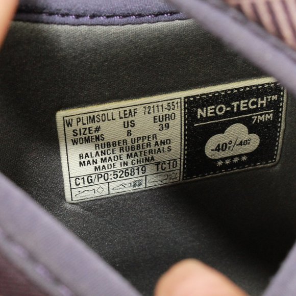 Bogs Plimsoll Leaf Pull on Insulated Rubber Outdoor Boots Size US 8 - Picture 7 of 10